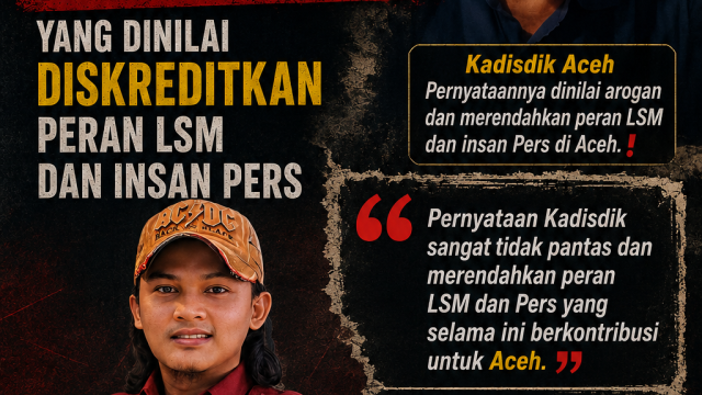 LSM Garang Mengecam Pernyataan Kadisdikaceh Terhadap LSM dan Insan Pers Yang Di Anggap Mengganggu